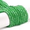 Baking Paint Imitation Jade Glass Bead Strands LS-DGLA-A034-J2MM-A10-1