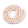 Electroplate Opaque Solid Color Glass Beads Strands LS-EGLA-A044-P6mm-L05-3