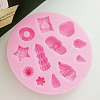 Mixed Shape DIY Food Grade Silicone Molds X-AJEW-P046-57-1