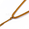 Nylon Cord Necklace Making X-MAK-T005-04B-2