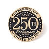 Alloy Enamel USA 250th Anniversary Commemorative Lapel Pin Backs JEWB-B046-01E-G-1