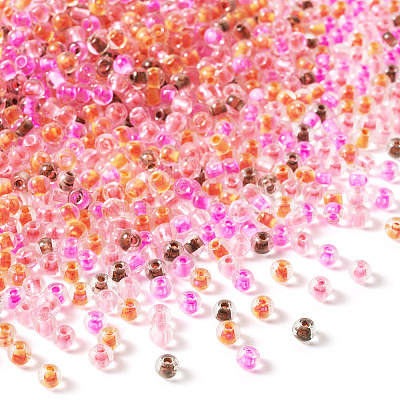 100G Transparent Glass Round Seed Beads SEED-TA0001-44A-1