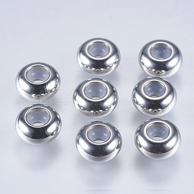 201 Stainless Steel Beads STAS-F145-06P-F-1