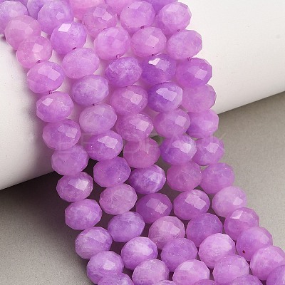 Faceted Dyed Natural White Jade Beads Strands GG-CBAE966-01B-S-1