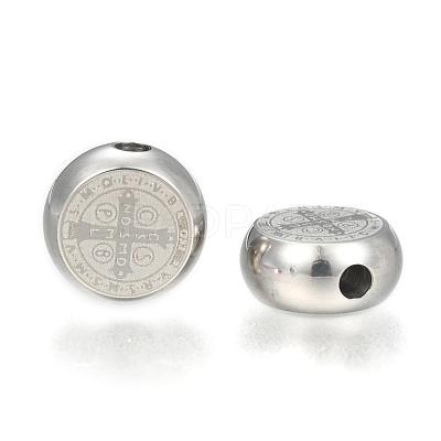 Tarnish Resistant 304 Stainless Steel Beads STAS-L234-127P-1
