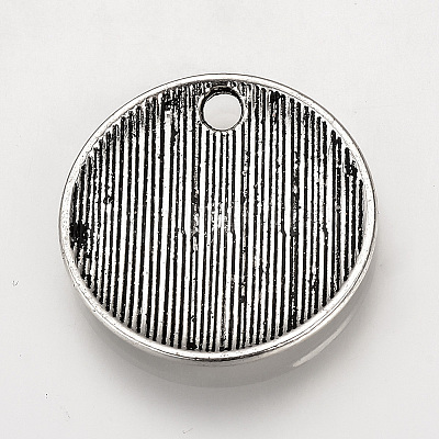 Tibetan Style Alloy Pendants X-TIBEP-Q078-16AS-RS-1