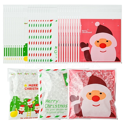 3 Bags 3 Styles Rectangle OPP Cellophane Bags for Christmas OPC-FS0001-01A-1