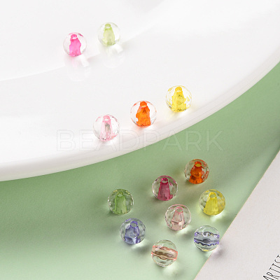 Transparent Acrylic Beads TACR-S154-11A-1