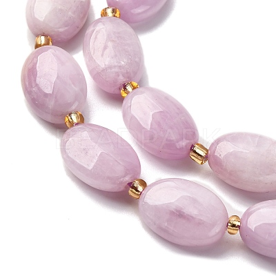 Natural Kunzite Beads Strands G-H005-A15-02-1