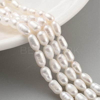 Natural Cultured Freshwater Pearl Beads Strands PEAR-P062-06E-1