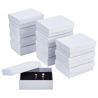 12Pcs Cardboard Jewelry Packaging Boxes CON-NB0002-26C-1