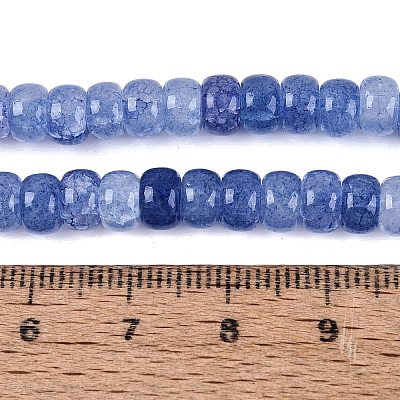Ombre Effect Dyed Glass Beads Strands X-GLAA-Q106-05A-A16-1