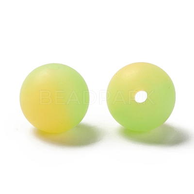 Two Tone Luminous Silicone Beads SIL-I002-01A-1