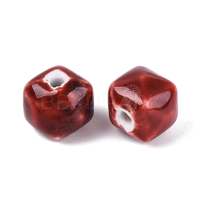 Vintage Handmade Porcelain Beads PORC-N013-18-20-1