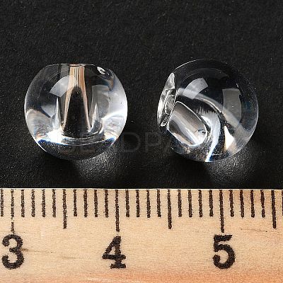 Transparent Acrylic Beads OACR-U005-08B-1