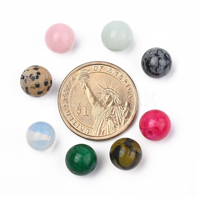 Natural & Synthetic Mixed Gemstone Beads G-MSMC007-29-1
