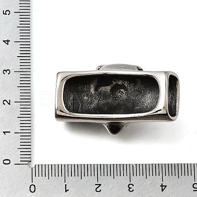 304 Stainless Steel Slide Charms STAS-F356-15AS-06-1