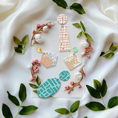 Silicone Clay Texture Mat AJEW-WH0447-047-1
