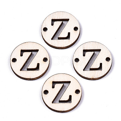 Unfinished Natural Poplar Wood Links Connectors WOOD-S045-140A-01Z-1