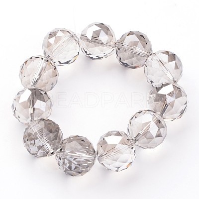 Electroplate Glass Bead Strands EGLA-J140-PL02-20mm-1