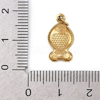 Ocean 304 Stainless Steel Pendants STAS-P407-01B-G-1