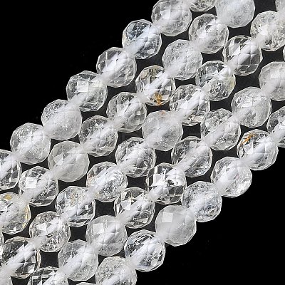 Natural White Topaz Beads Strands G-L651-C15-5mm-1