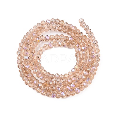 Electroplate Glass Beads Strands EGLA-A044-T1mm-L20-1