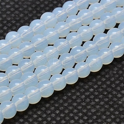 Round Opalite Beads Strands GLAA-F033-10mm-01-1