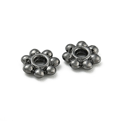 Rack Plating Zinc Alloy Spacer Beads FIND-T071-04B-1