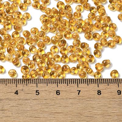 Transparent Colours Glass Seed Beads SEED-P006-02A-15-1