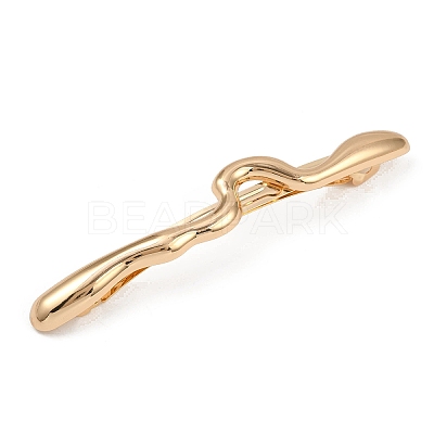Alloy with Iron Clip Hair Barrettes LS-PHAR-G014-05C-G-1