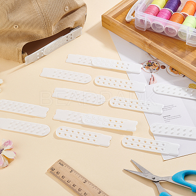 40 Sets Plastic Snapback Strap with 7 Holes FIND-BC0013-41B-1