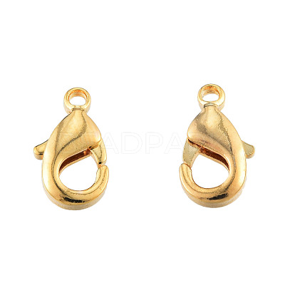 Brass Lobster Claw Claps KK-N259-40-1