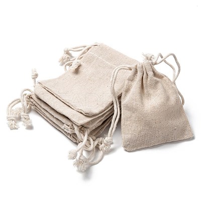 Cotton Packing Pouches Drawstring Bags ABAG-R011-8x10-1