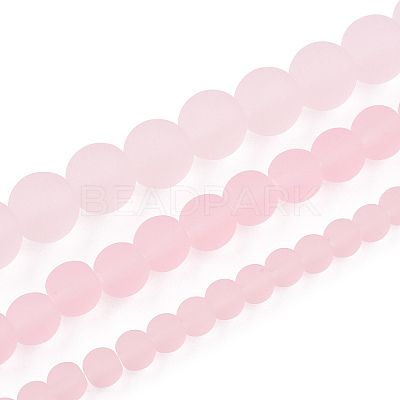 Transparent Glass Beads Strands GLAA-T032-T6mm-MD10-1