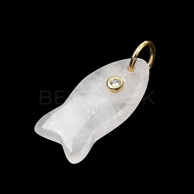 Natural Quartz Crystal Pendants G-A297-01G-14-1