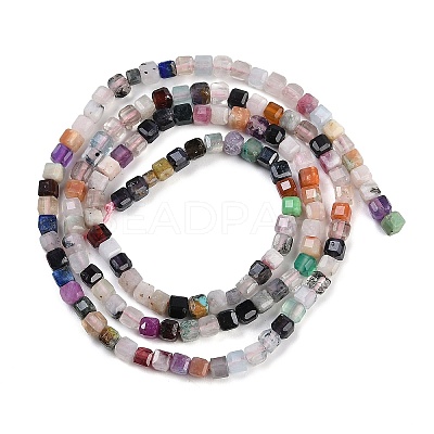 Natural Mixed Gemstone Beads Strands X-G-K312-01A-01-1