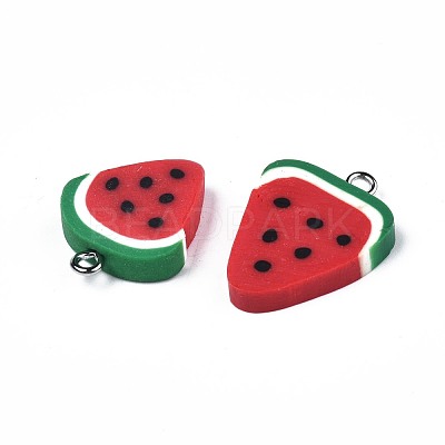Polymer Clay Pendants X-CLAY-Q186-03-1