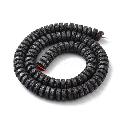 Natural Lava Rock Beads Strands G-H303-C09-1