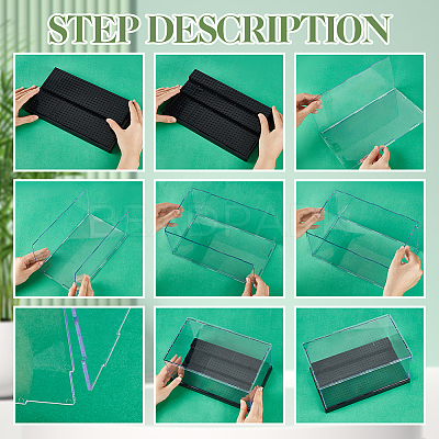 3-Tier Acrylic Minifigure Display Cases ODIS-WH0019-10A-1