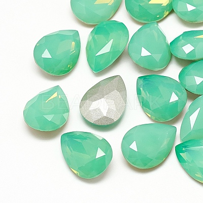 DIY Pointed Back K9 Glass Rhinestone Cabochons RGLA-T052-10x14-103-1