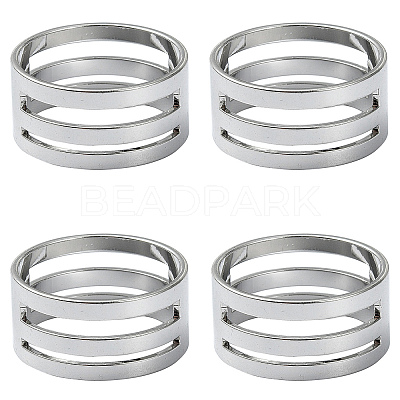 4Pcs Brass Rings RJEW-YW0001-06P-1