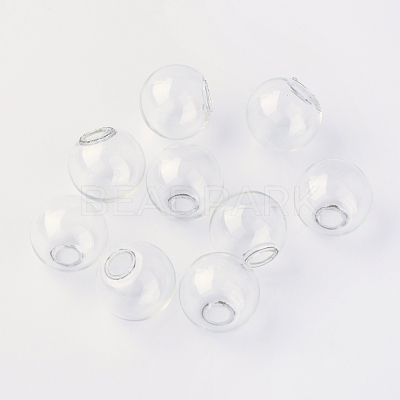 Round Mechanized One Hole Blown Glass Globe Ball Bottles X-BLOW-R001-10mm-1