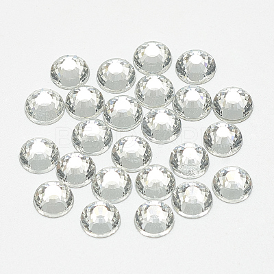 Flat Back Glass Rhinestone Cabochons RGLA-T090-SS50-01-1