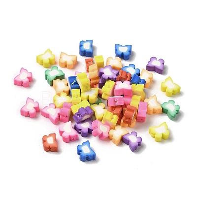 Handmade Polymer Clay Beads CLAY-H005-02-1