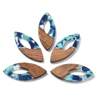 Resin and Walnut Pendants FIND-R051-12D-1