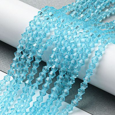 Transparent Glass Beads Strands EGLA-A039-T3mm-D20-1
