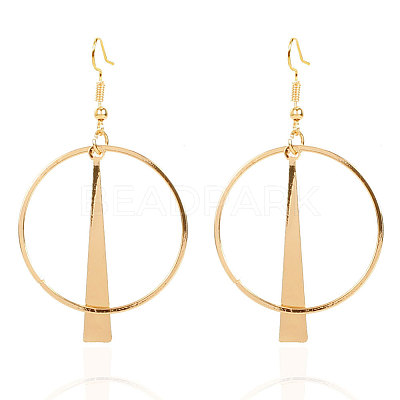 Alloy Stud Dangle Earrings FS-WG99368-03-1