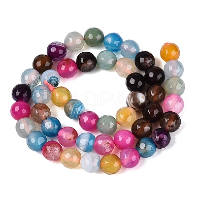 Natural Agate Beads Strands G-Q606-42A-04-1