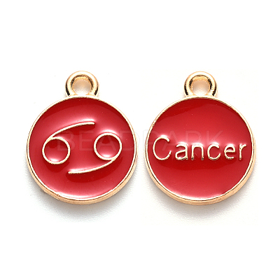 Alloy Enamel Pendants LS-ENAM-S124-01A-07D-1